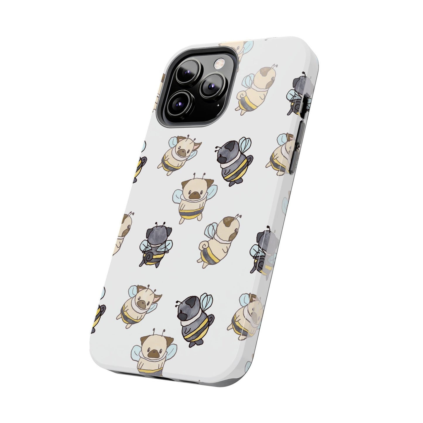 Cute Puglebees Tough Phone Case for Pug (and bee!) Lovers