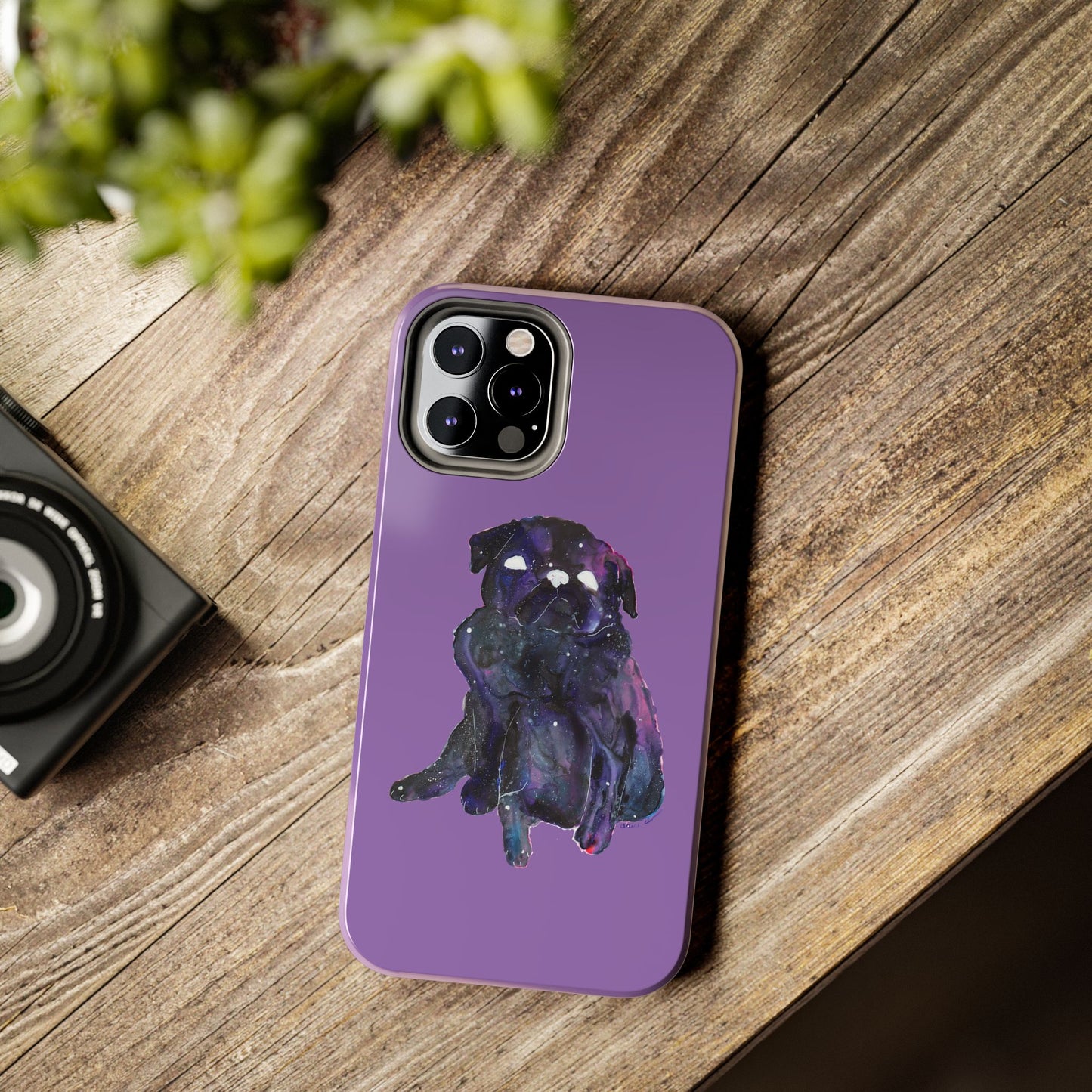 Galactic Pug Tough Phone Case - Stylish Phone Protection for Dog Lovers