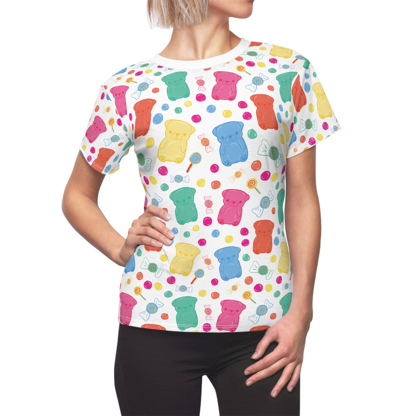 Women's Tee - Pug Gummi Bears - Candy Themed Shirt