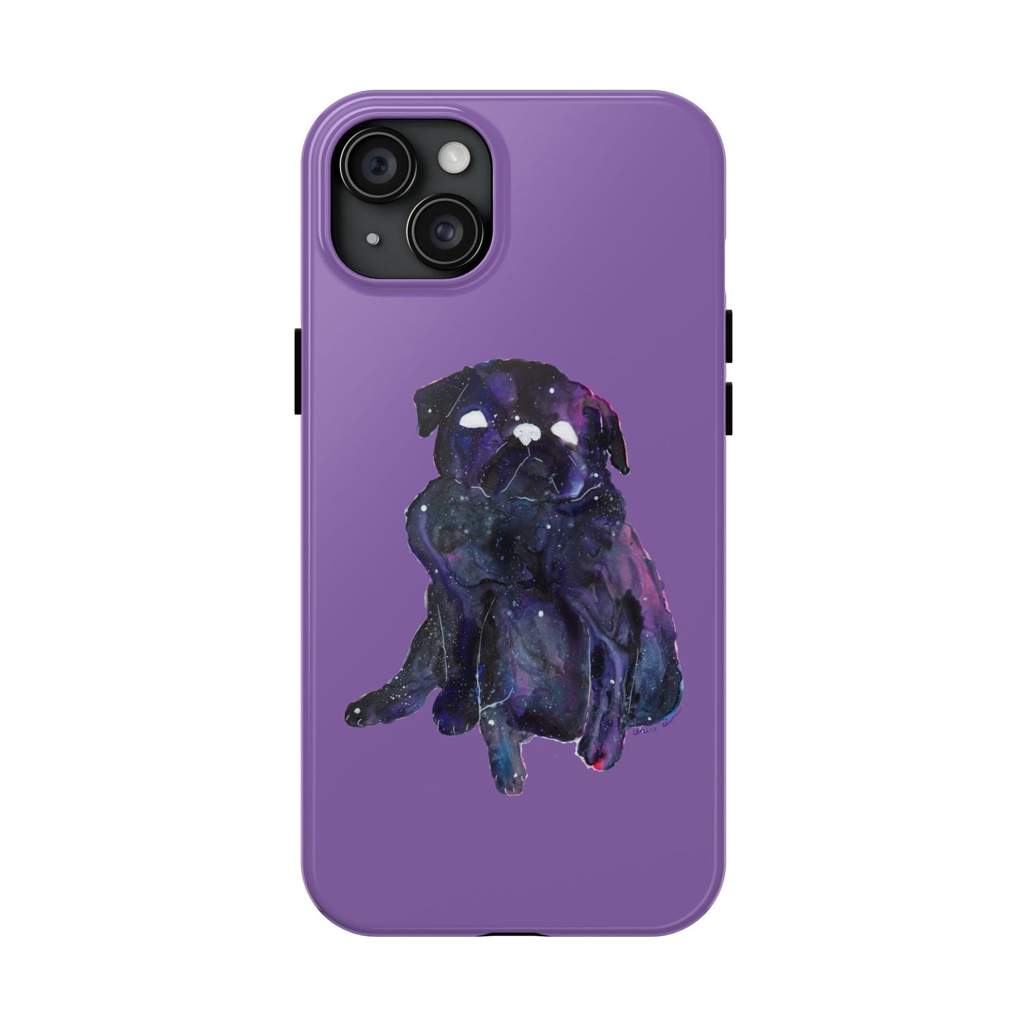 Galactic Pug Tough Phone Case - Stylish Phone Protection for Dog Lovers