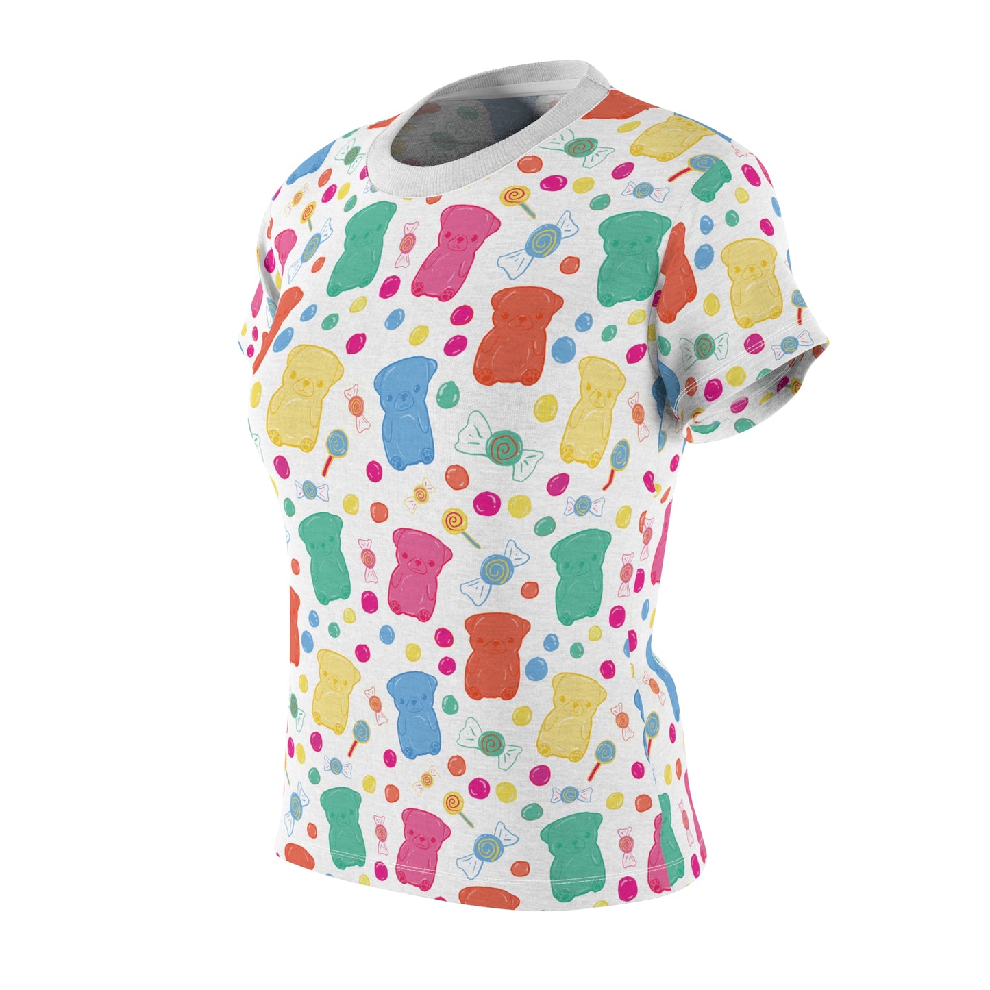 Women's Tee - Pug Gummi Bears - Candy Themed Shirt