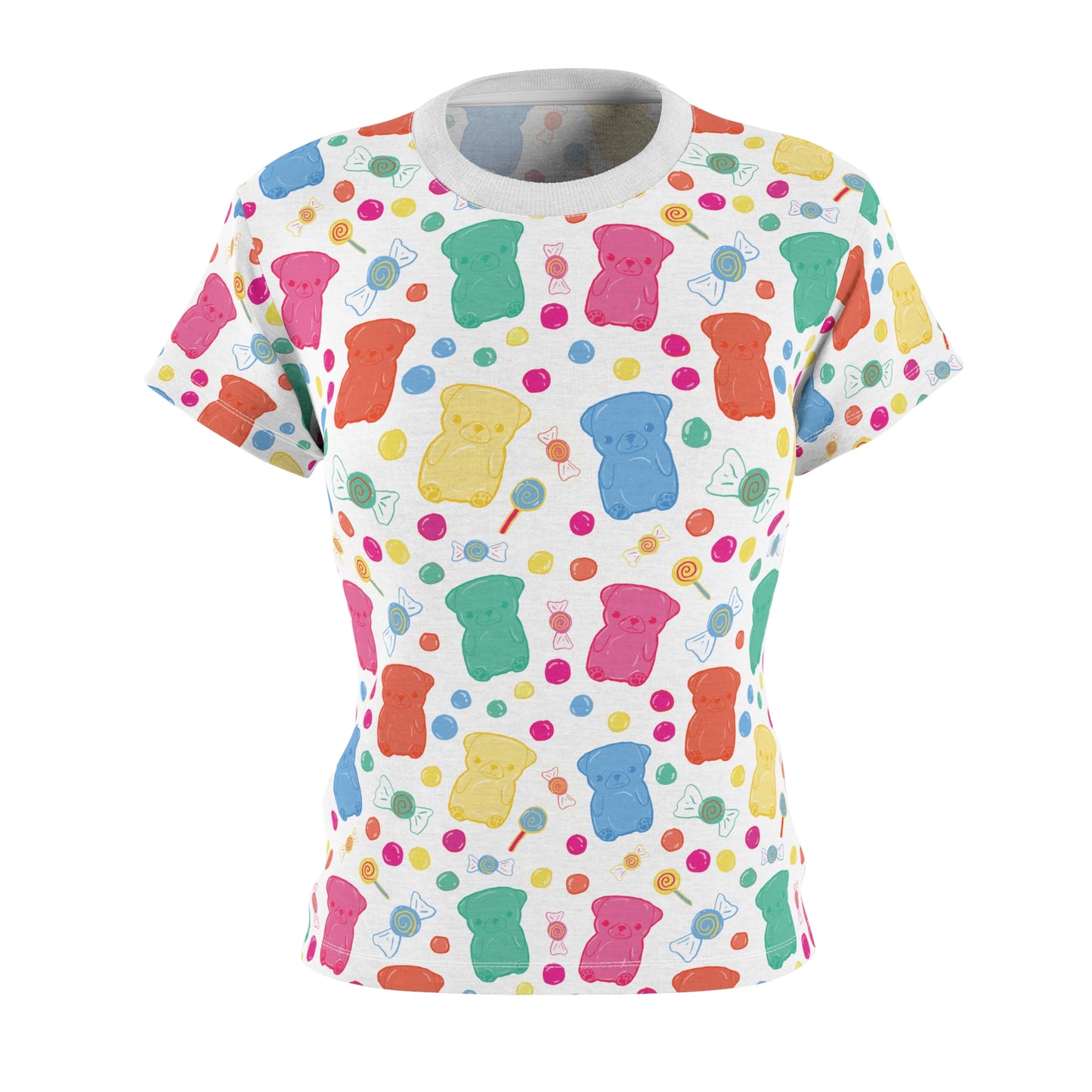Women's Tee - Pug Gummi Bears - Candy Themed Shirt