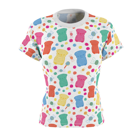 Women's Tee - Pug Gummi Bears - Candy Themed Shirt