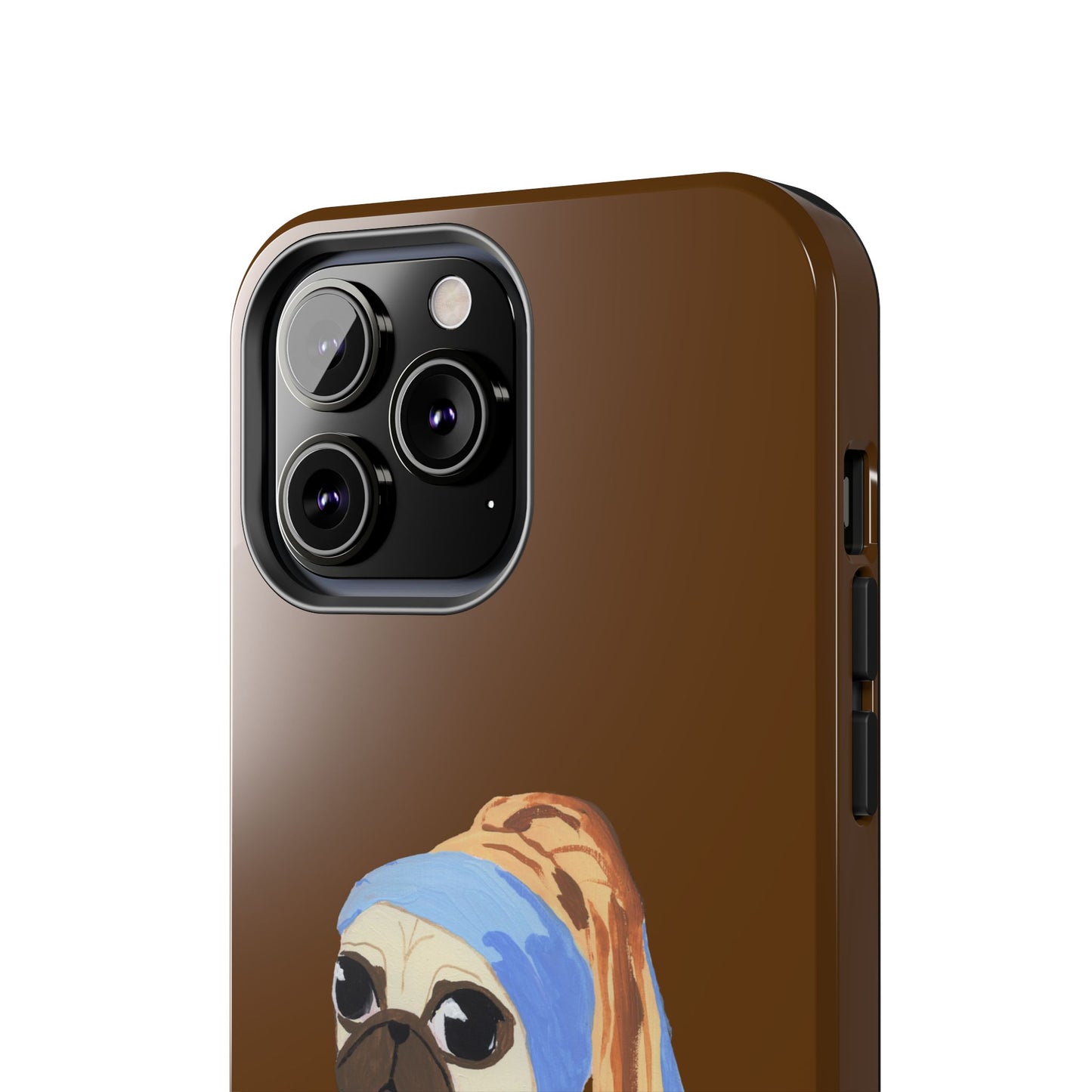 Pug With A Flair For Accessorizing Art Tough Phone Case - Unique Pug Lover Gift
