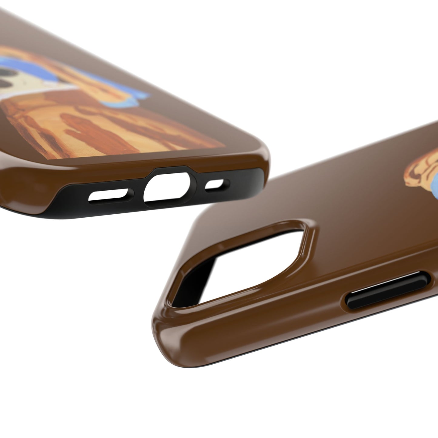 Pug With A Flair For Accessorizing Art Tough Phone Case - Unique Pug Lover Gift