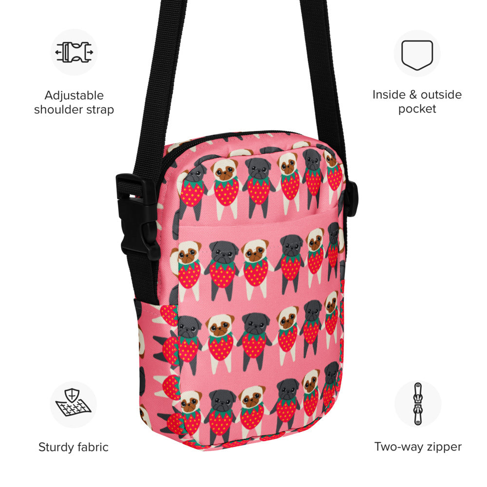 Strawpuggies Utility Crossbody Bag