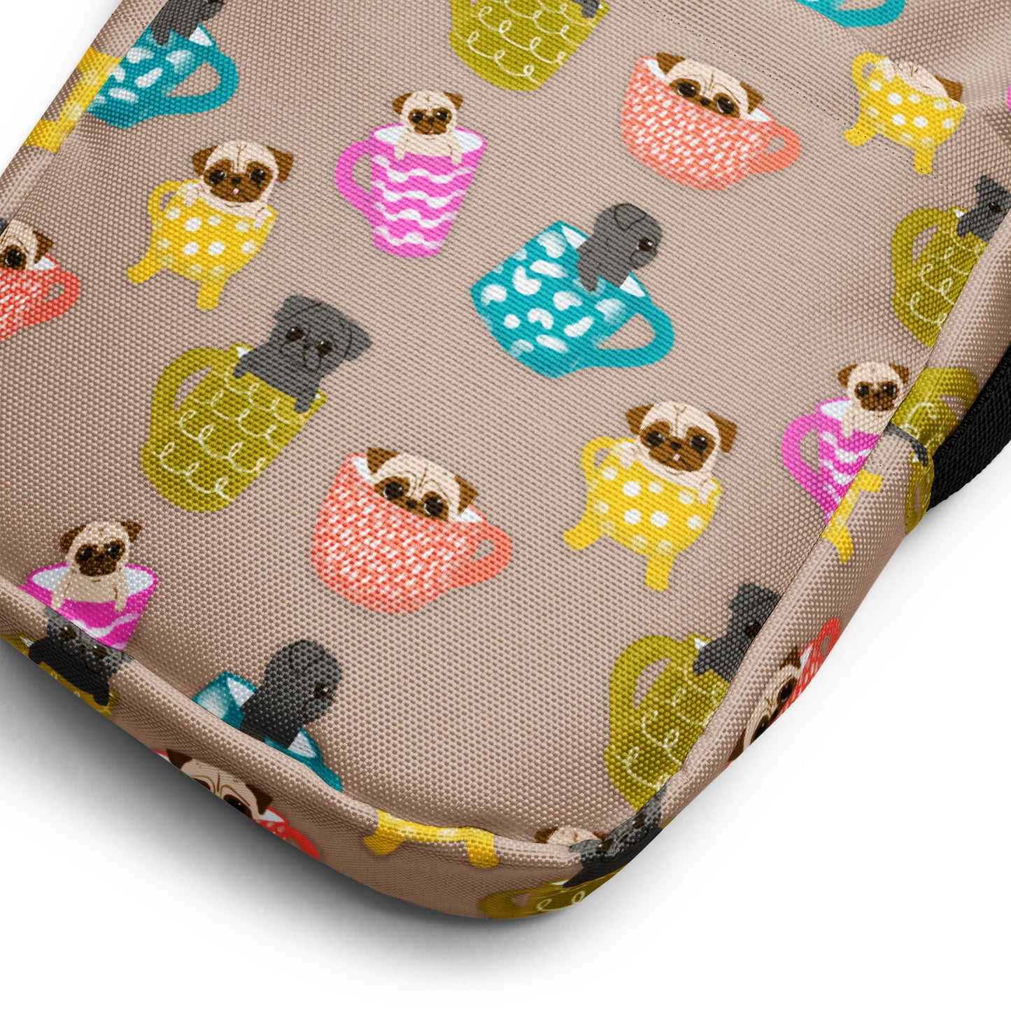 Pugs In Mugs - Utility crossbody bag