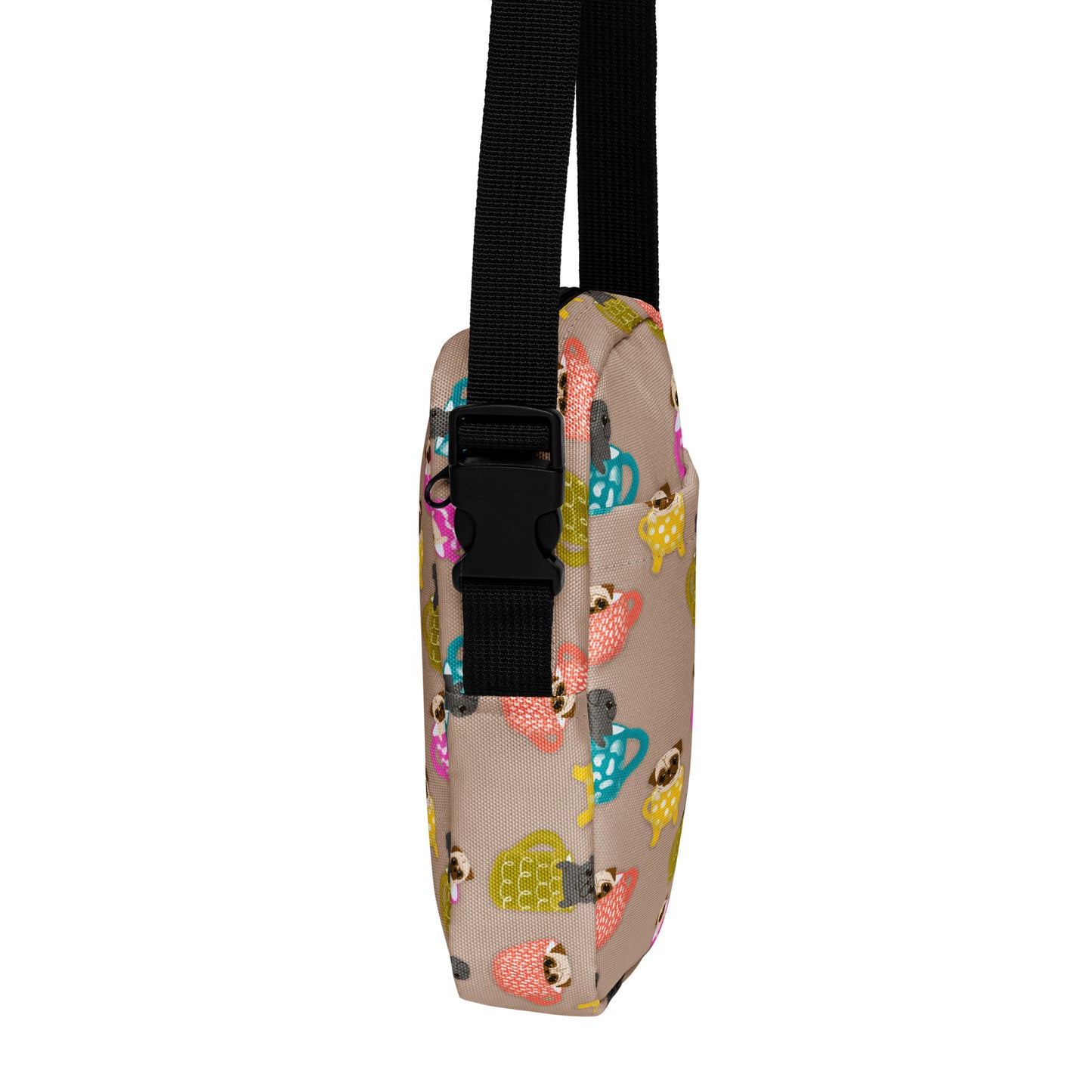 Pugs In Mugs - Utility crossbody bag