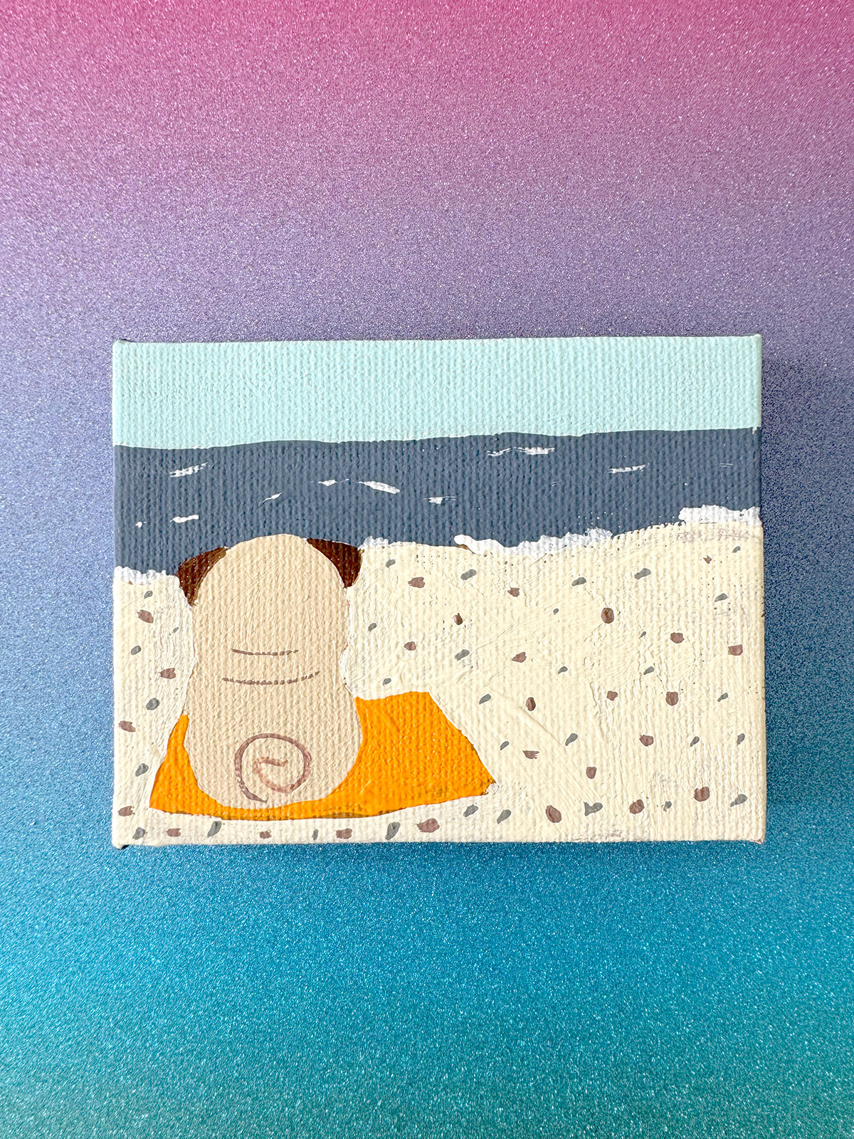 Miniature Beach Pugscape - 2025 Miniature Painting Collection - 3/50