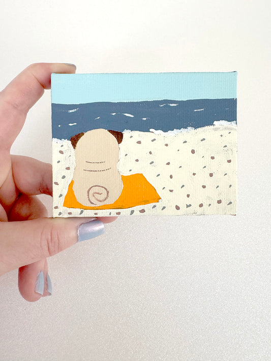 Miniature Beach Pugscape - 2025 Miniature Painting Collection - 3/50