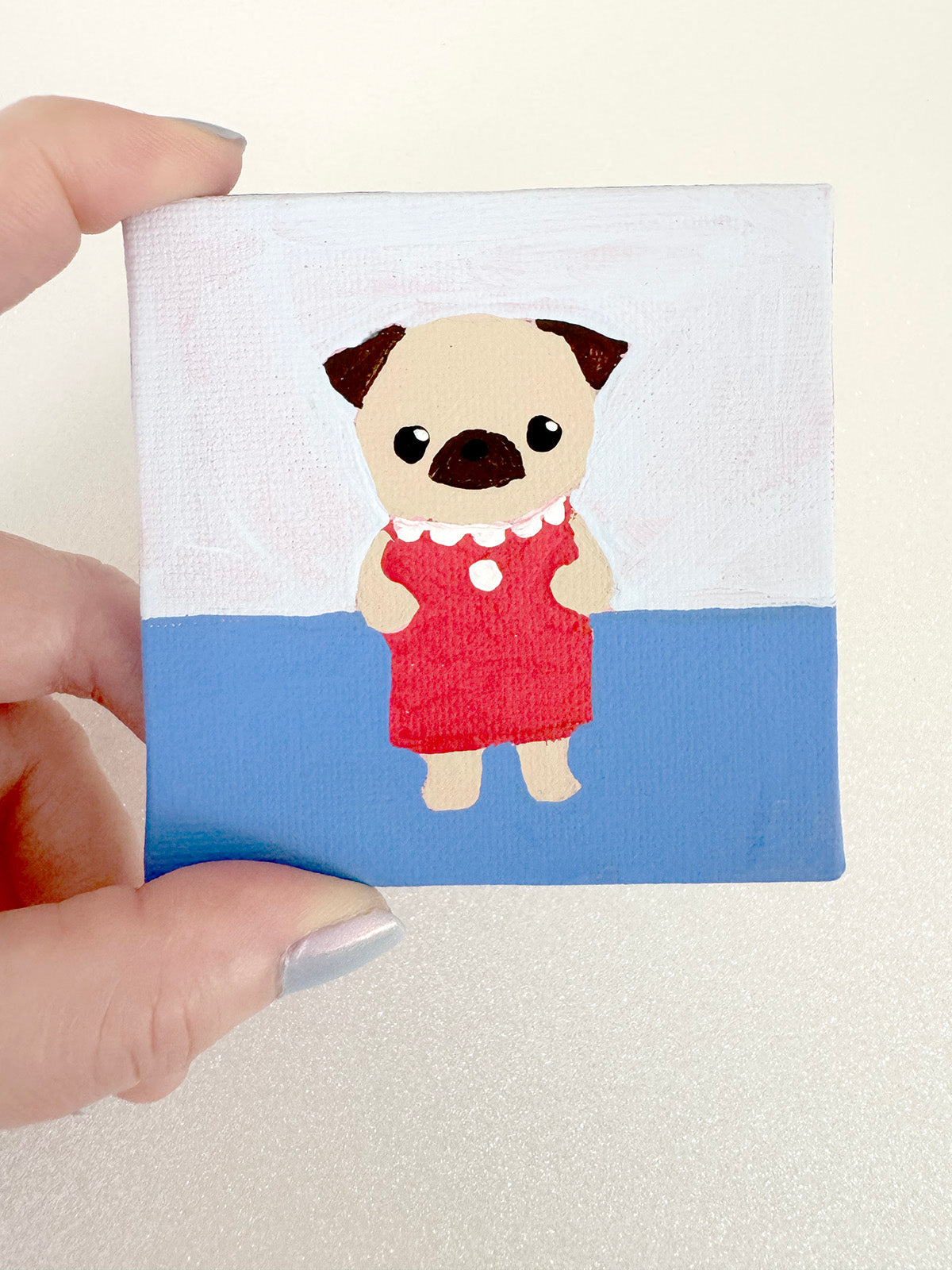 Calico Pug - 2025 Miniature Painting Collection - 10/50