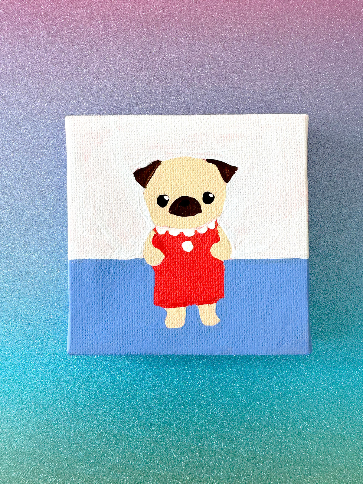 Calico Pug - 2025 Miniature Painting Collection - 10/50