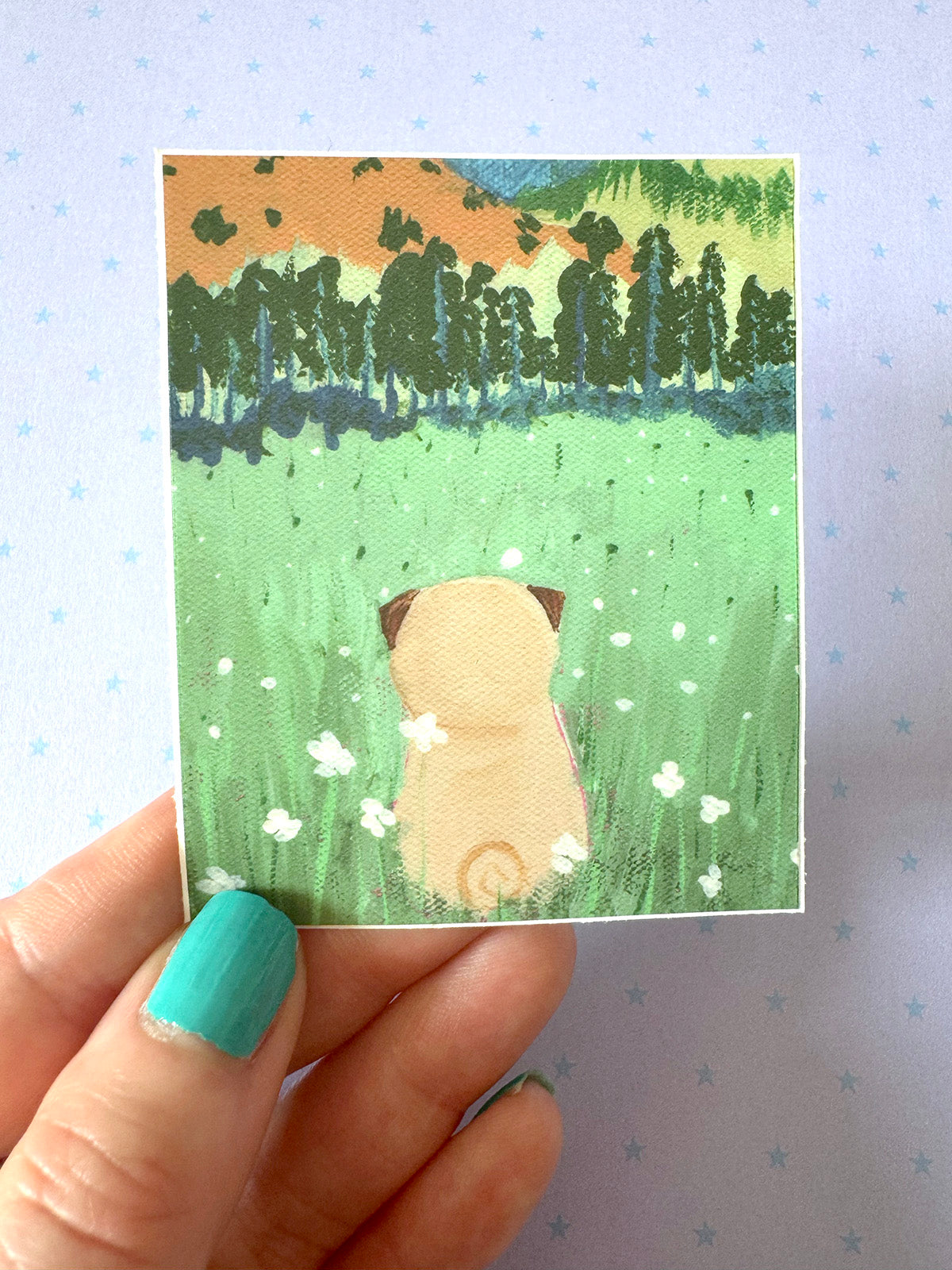 Pugscape - Pug Vinyl Sticker