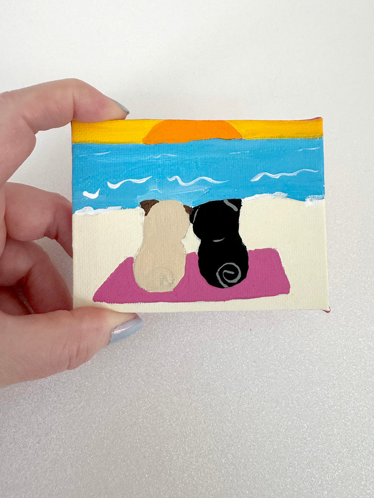 Sunset Pugscape - 2025 Miniature Painting Collection - 40/50