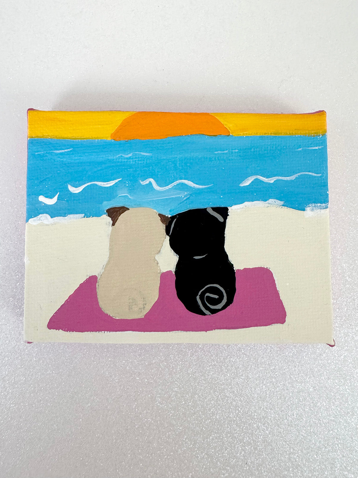 Sunset Pugscape - 2025 Miniature Painting Collection - 40/50