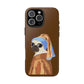 Pug With A Flair For Accessorizing Art Tough Phone Case - Unique Pug Lover Gift