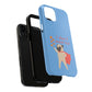 Superhero Pug Tough Phone Case - "I Don’t Want To!"