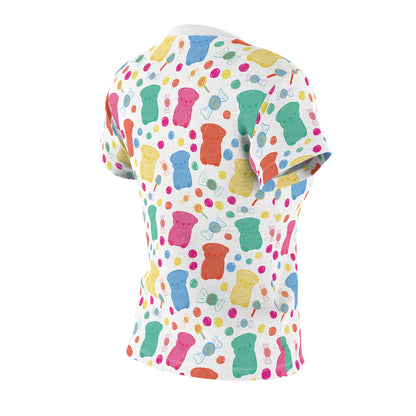 Women's Tee - Pug Gummi Bears - Candy Themed Shirt