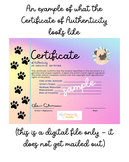Custom Portrait of YOUR Pet!