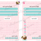 Fawn Pug Daily Planner Sheet - Instantly Downloadable Printable