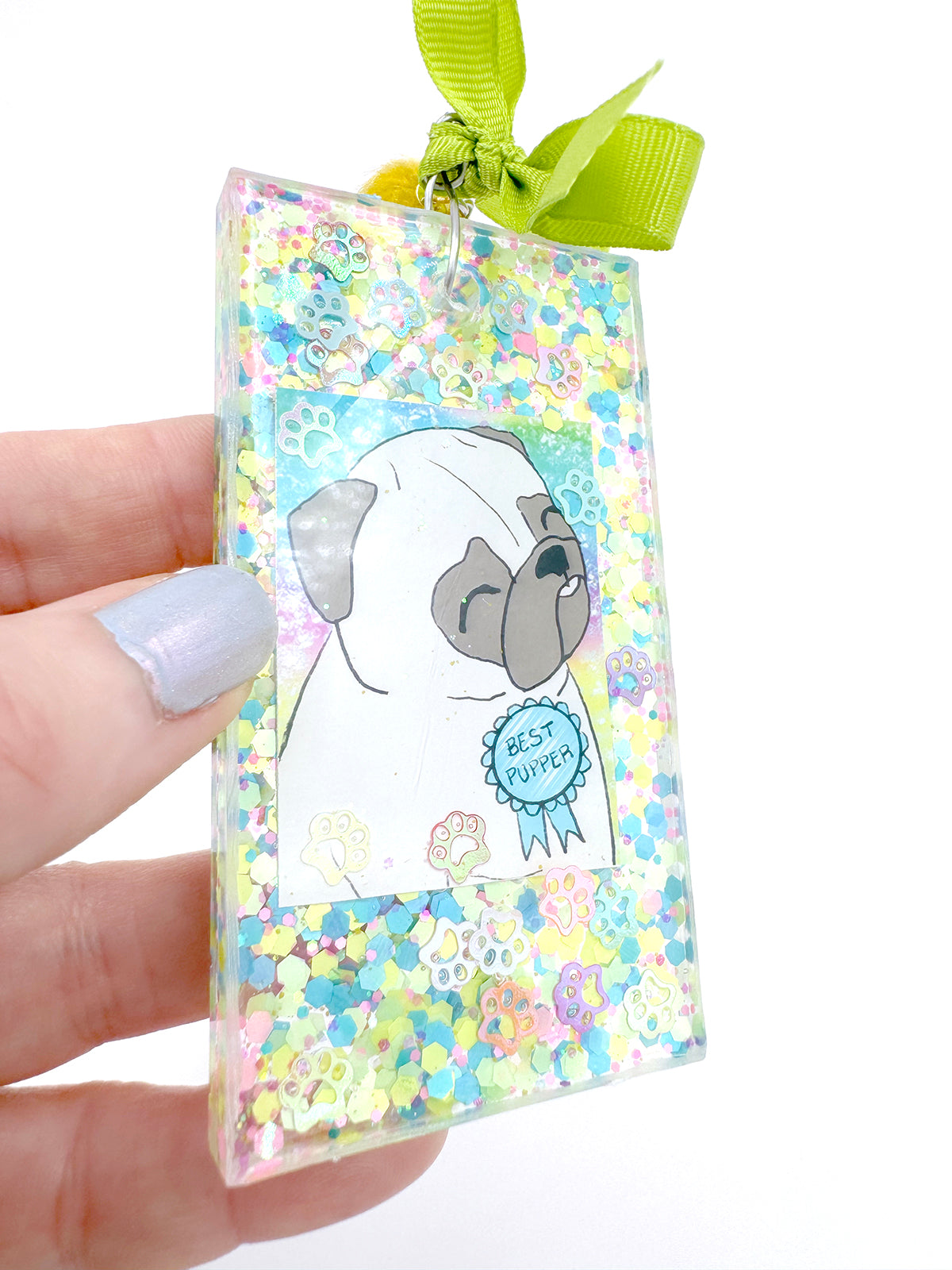 Pug Bag Charm - Best Pepper