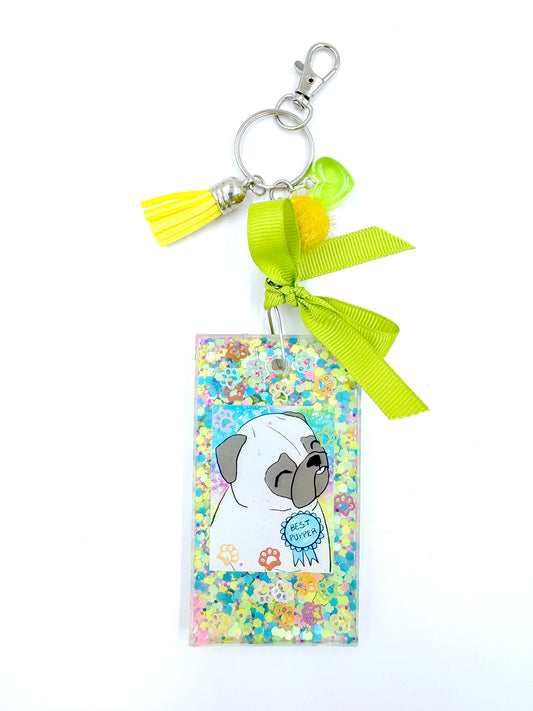 Pug Bag Charm - Best Pepper