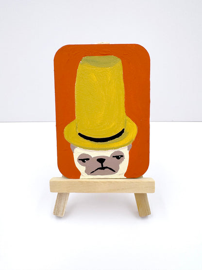 Biggest Tex - Original Pug Painting - 100 Paintings Unleashed no. 50