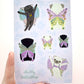 Chubby Butterfly Pugs - Vinyl Sticker Sheet