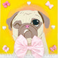 Coquette Pug - Original Pug Painting - 100 Paintings Unleashed no. 17