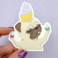Cupcakes! - Cute Pug Vinyl Sticker