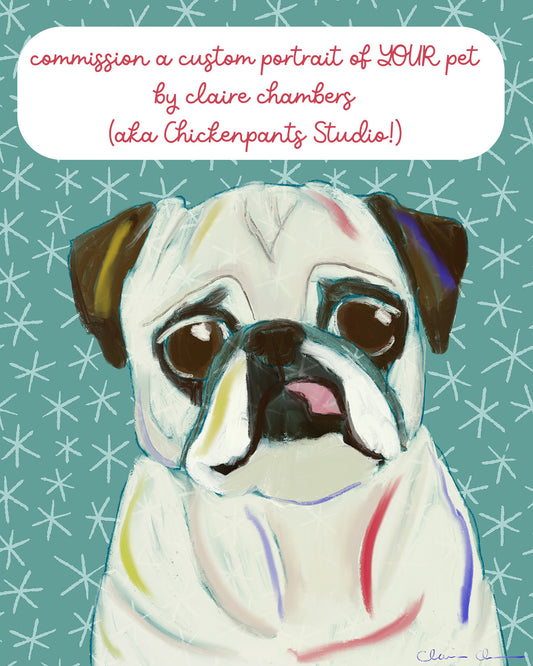 Custom Portrait of YOUR Pet!