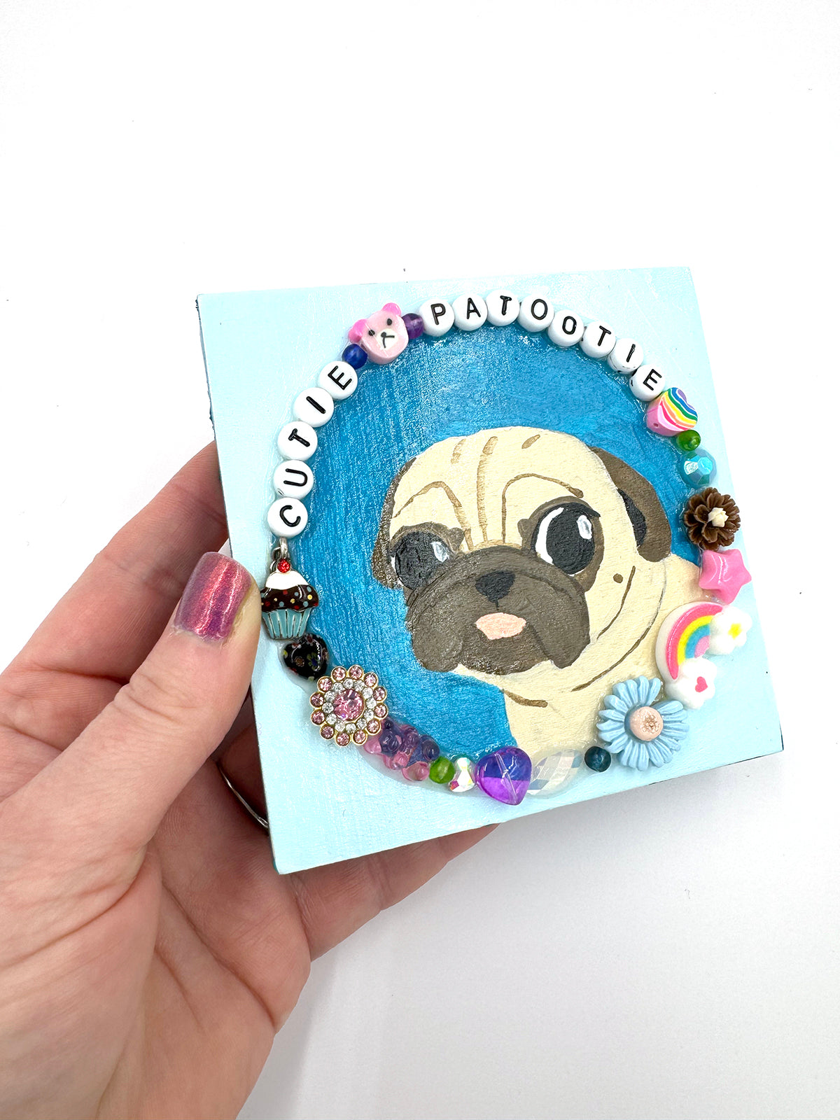 Cutie Patootie - Original Pug Painting - 100 Paintings Unleashed no. 13
