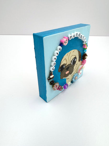 Cutie Patootie - Original Pug Painting - 100 Paintings Unleashed no. 13