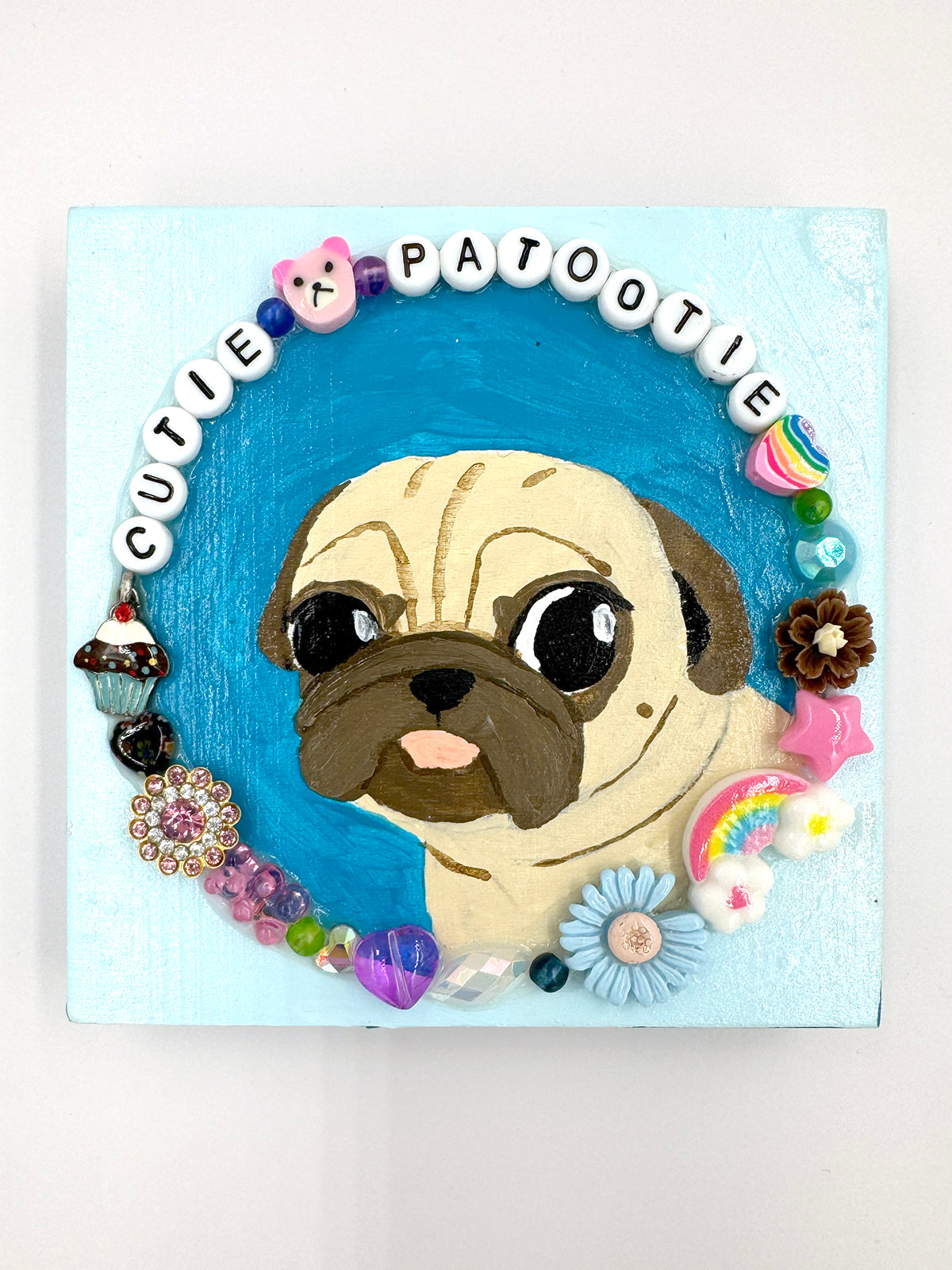 Cutie Patootie - Original Pug Painting - 100 Paintings Unleashed no. 13