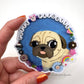 Cutie Patootie - Cute Pug Vinyl Sticker