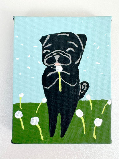 Dandelions - 2025 Miniature Painting Collection - 15/50 - Original Painting