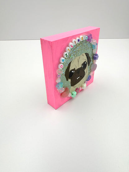 Dazzling - Original Pug Painting - 100 Paintings Unleashed no. 11