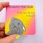Dramatic Pug Club - Funny Black Pug Vinyl Sticker