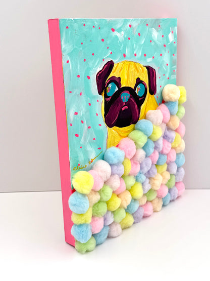 Dreamtime - Original Pug Painting - 100 Paintings Unleashed no. 3
