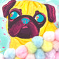 Dreamtime - Original Pug Painting - 100 Paintings Unleashed no. 3