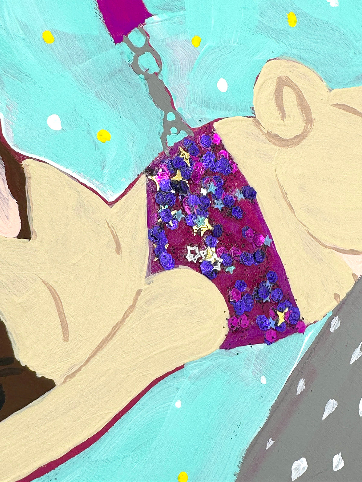 Freedom - Original Pug Painting - 100 Paintings Unleashed no. 1