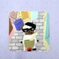 Oui Oui Baguette - Pug Vinyl Sticker
