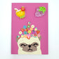 Fruity - Original Pug Painting - 100 Paintings Unleashed no. 52