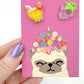 Fruity - Original Pug Painting - 100 Paintings Unleashed no. 52