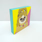 Gem Seater Pug - Original Pug Painting - 100 Paintings Unleashed no. 62