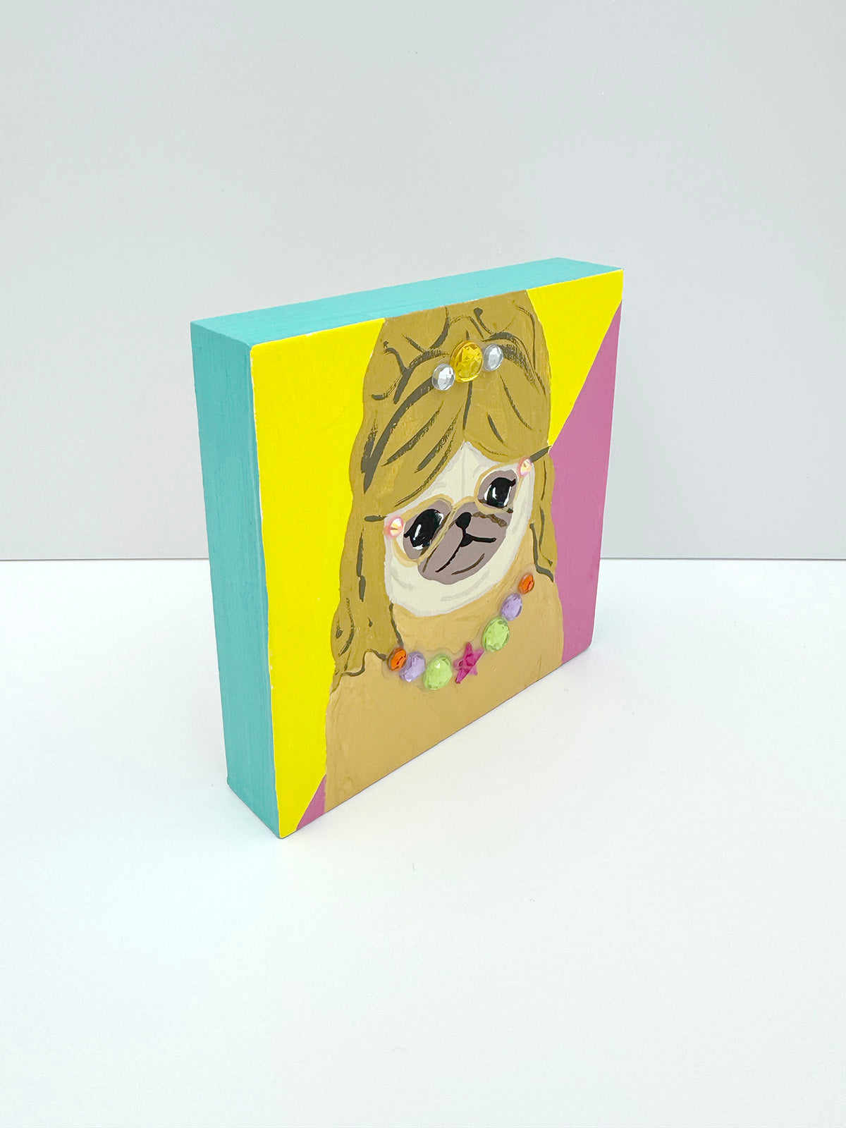 Gem Seater Pug - Original Pug Painting - 100 Paintings Unleashed no. 62