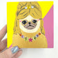 Gem Seater Pug - Original Pug Painting - 100 Paintings Unleashed no. 62