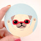 New Glasses - Original Pug Painting - 100 Paintings Unleashed no. 28