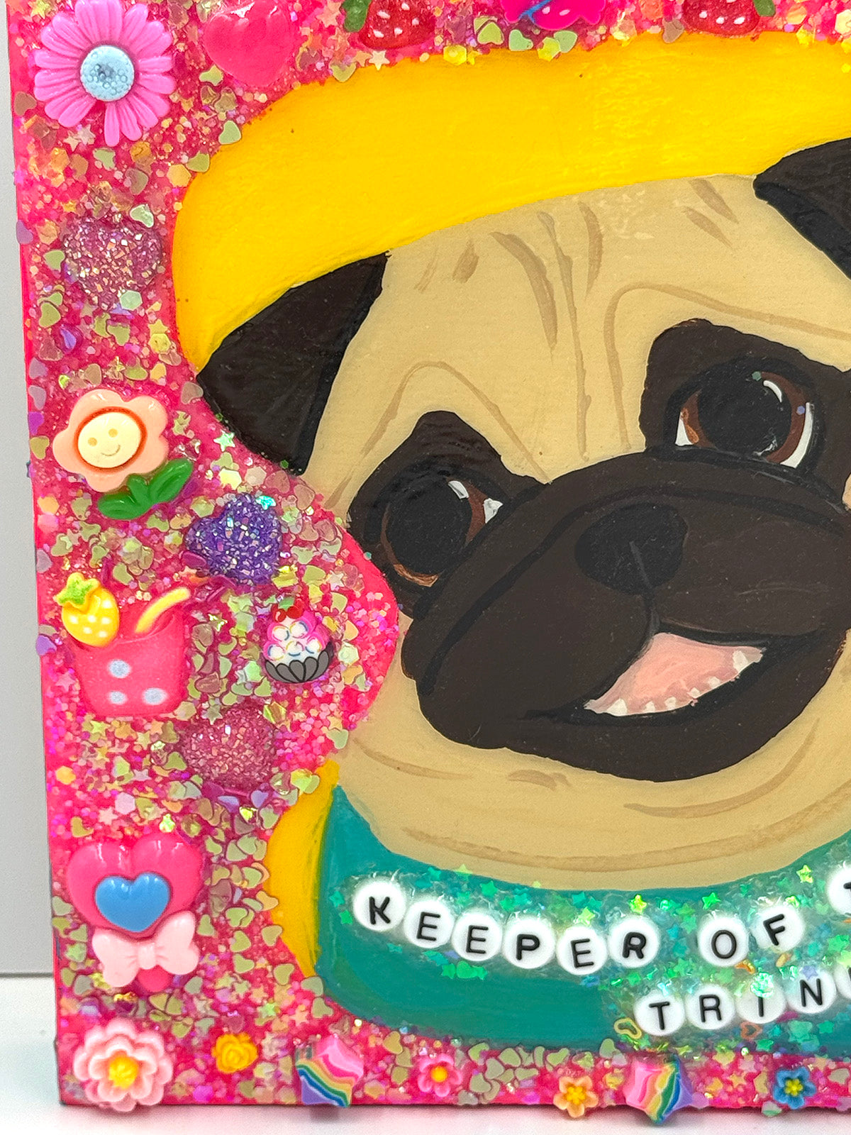 Keeper Of The Trinkets - Original Pug Painting - 100 Paintings Unleashed no. 4