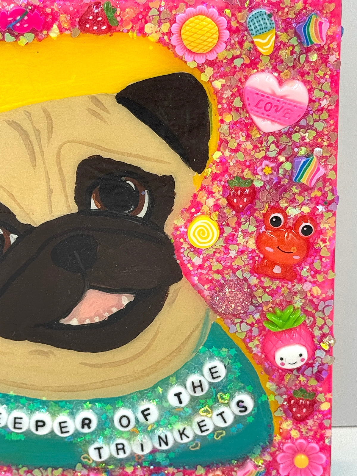 Keeper Of The Trinkets - Original Pug Painting - 100 Paintings Unleashed no. 4